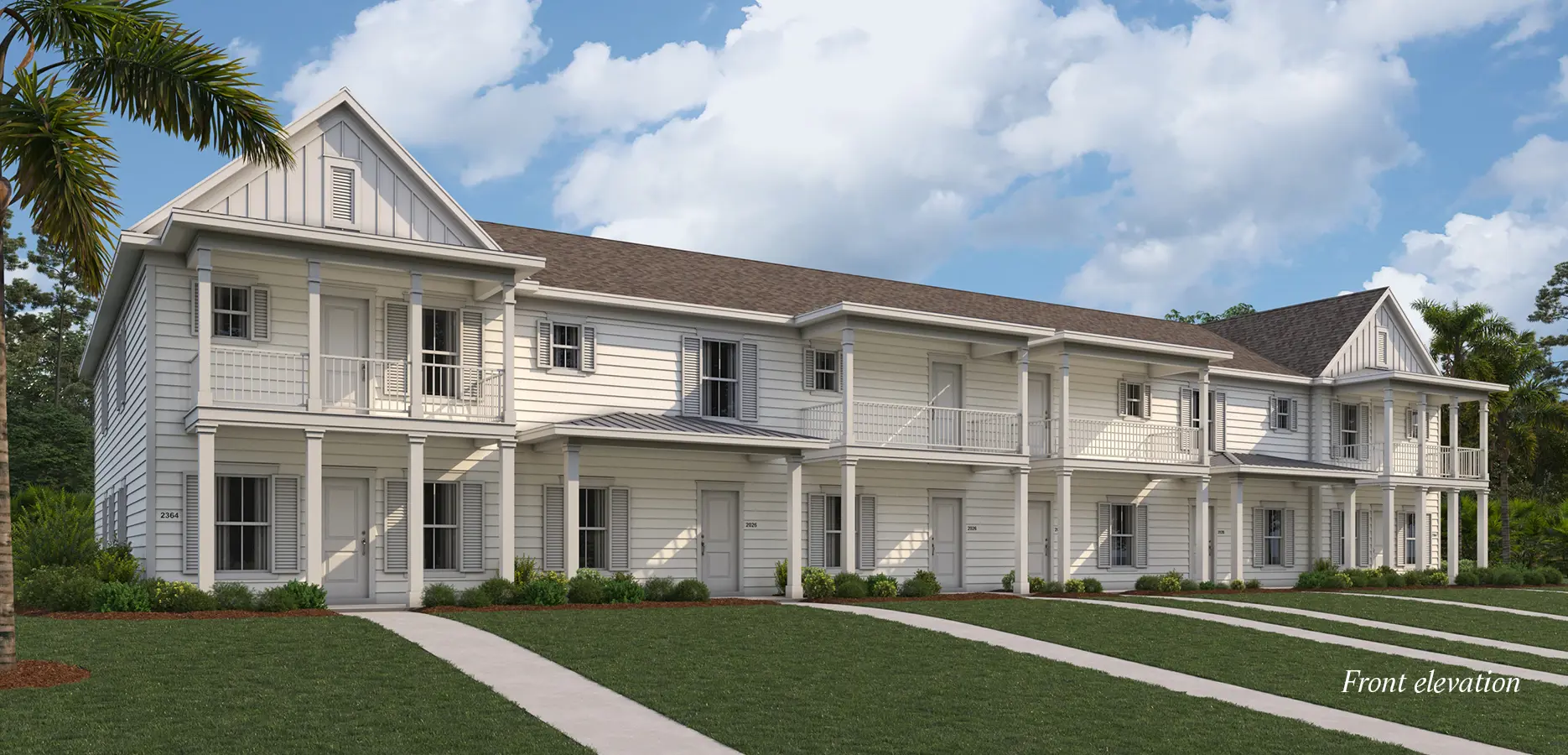 Aqua Bella Front Elevation