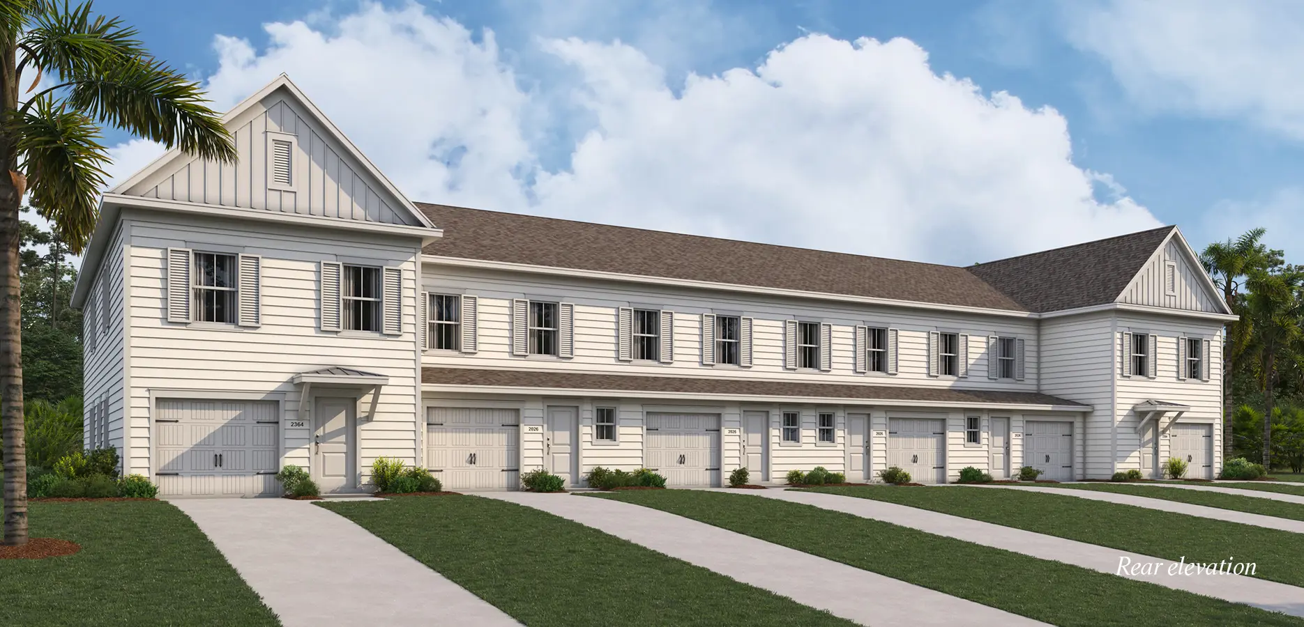 Aqua Bella Rear Elevation